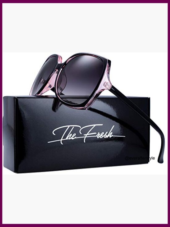 Oversized Square Jackie O Cat Eye Hybrid Butterfly Fashion Sunglasses